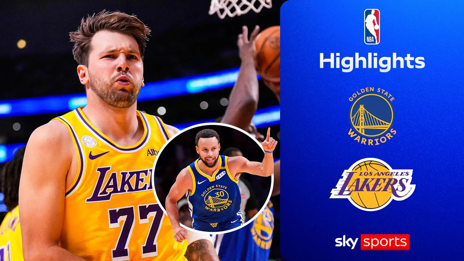 Luka Dončić l-a eclipsat pe Stephen Curry cu o execuție de la jumătatea terenului!